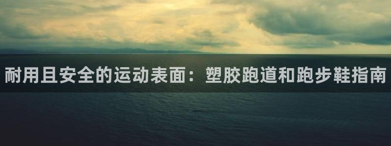谈球吧体育app官网:耐用且安全的运动表面:塑胶跑道和跑步鞋